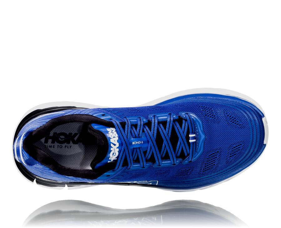 Hoka One One Bondi 6 Löparskor Herr - Blå/Vita - JFXOL-0571